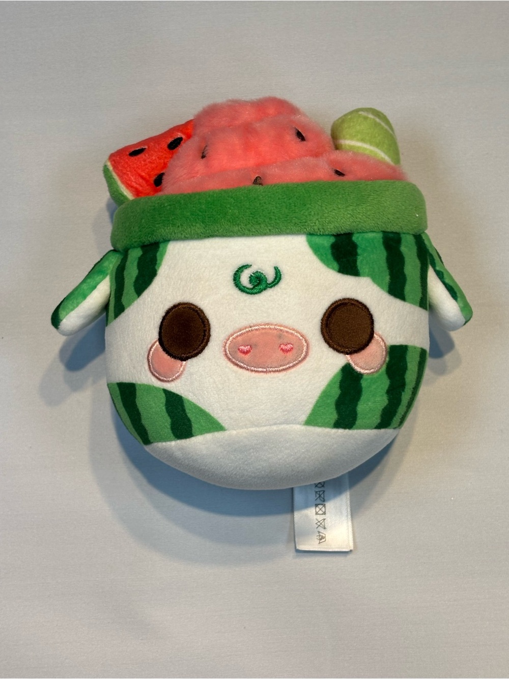Cuddle Barn PlushGoals Watermelon Mooshake Kawaii Cow Plush Toy